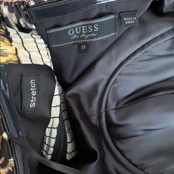 Guess -Hot! Yellow leopard mini dress - Picture 6 of 8